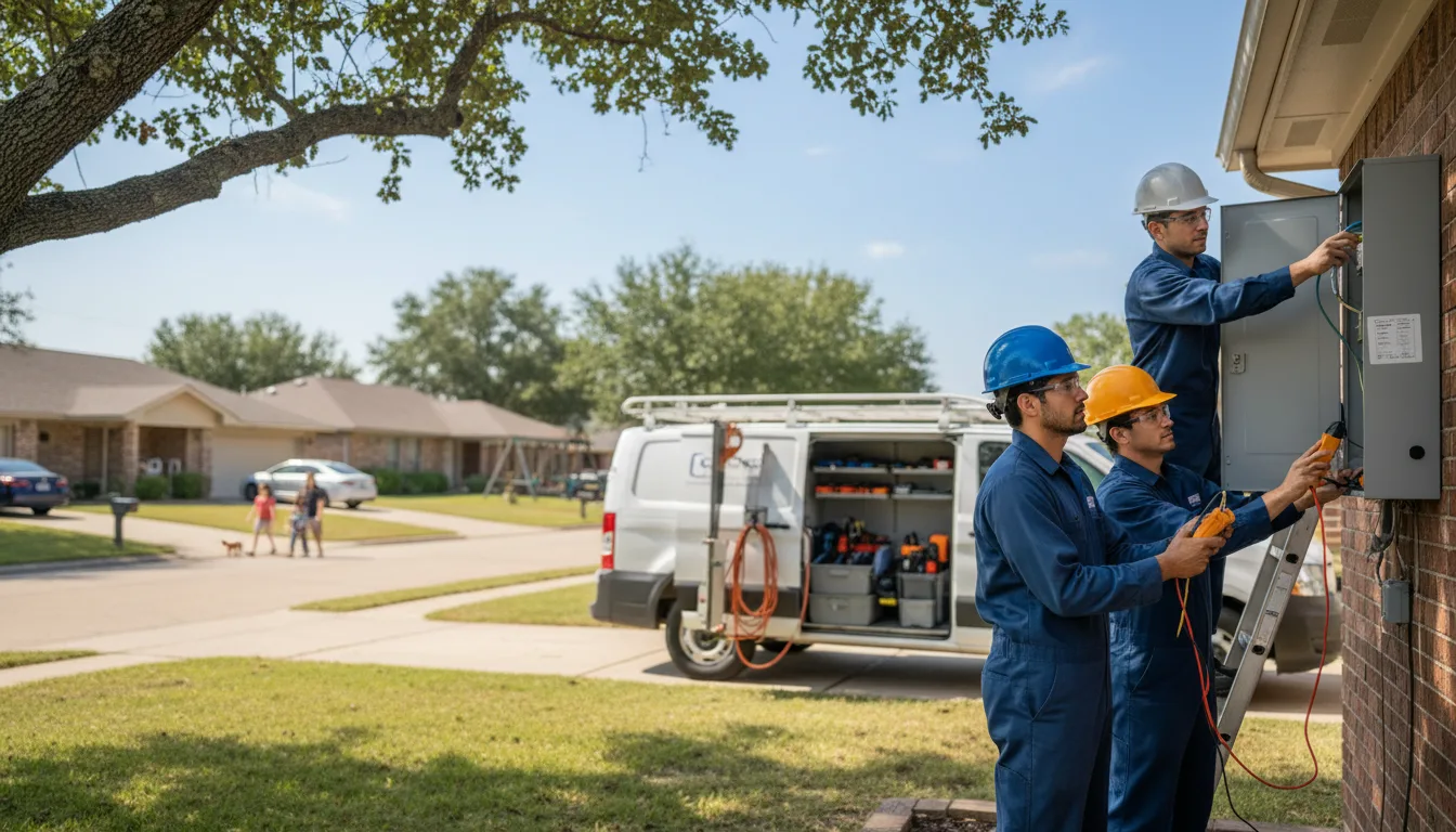 Certified electrician providing emergency electrical services in Bryant, IN